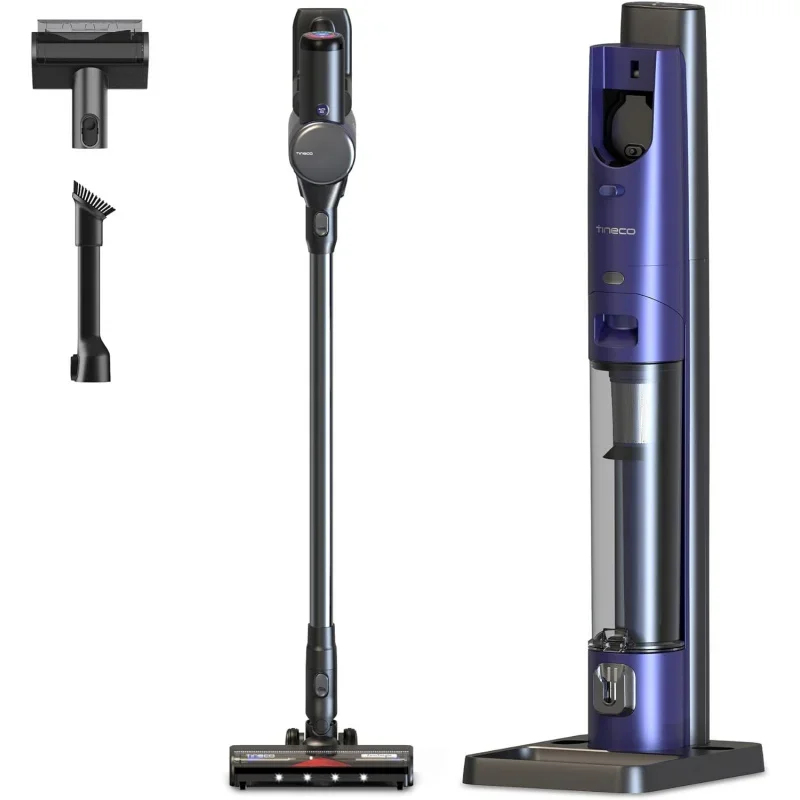 

QWTTinecoes Pure ONE Station FurFree Cordless Cleaner with 3L Auto Dust Base,Smart Stick Vacuum Cleaner,ZeroTangl Brush