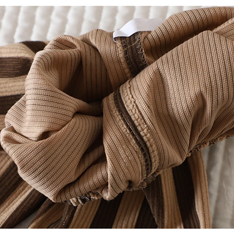 خمر متقلب مخطط 1-7Y الاطفال السراويل الخريف سروال قصير محكم طفل اقتصاص السراويل