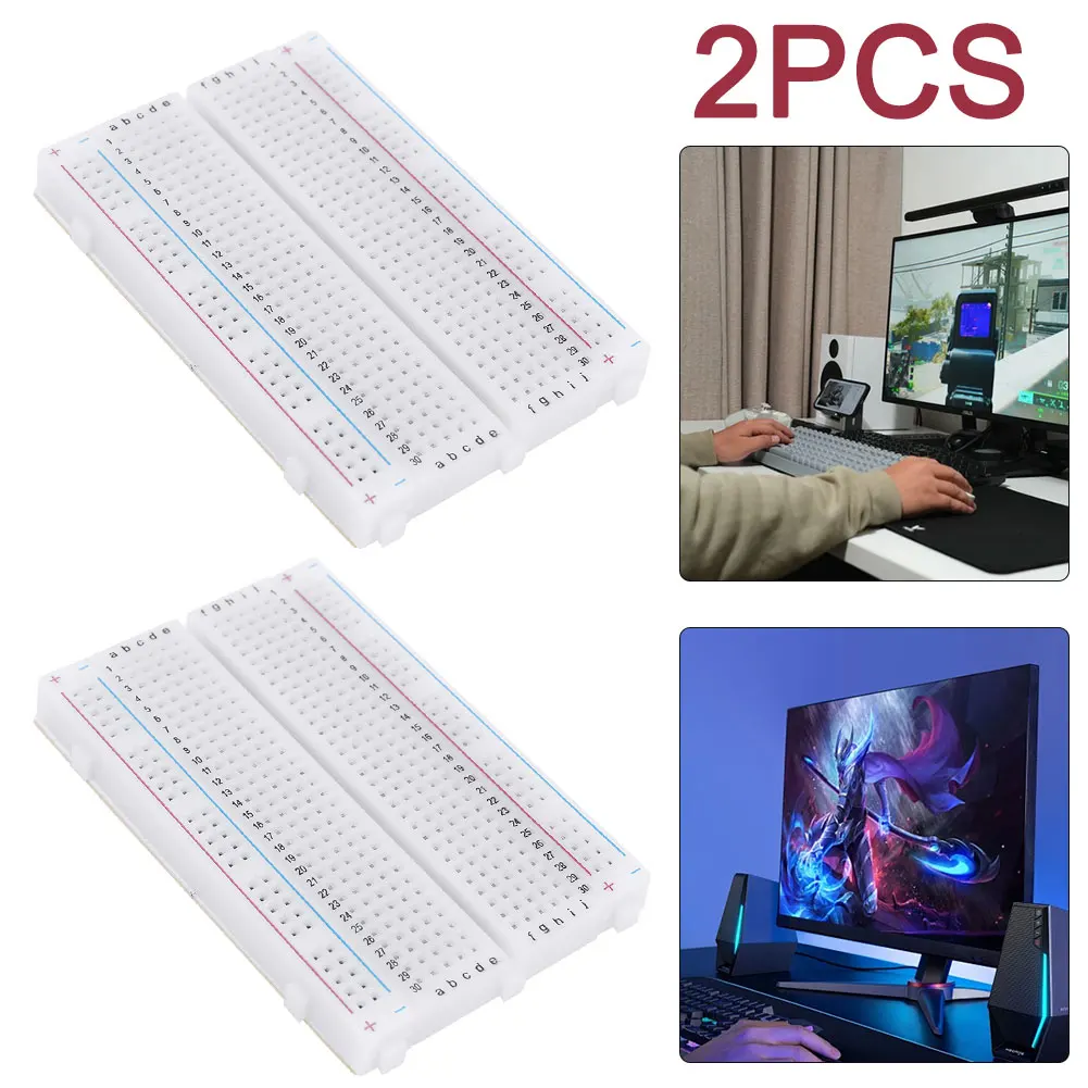 1-10 шт., 400 точек, макетная плата MB-102, тестовая плата для печатной платы без пайки, макетная плата с 400 отверстиями MB102, тестовая разработка, сделай сам, мини-макетная доска, новинка