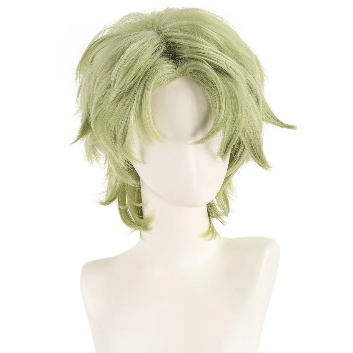 Peluca sintética larga y recta, pelo resistente al calor de Anime para fiesta de disfraces, Rubio degradado, marrón