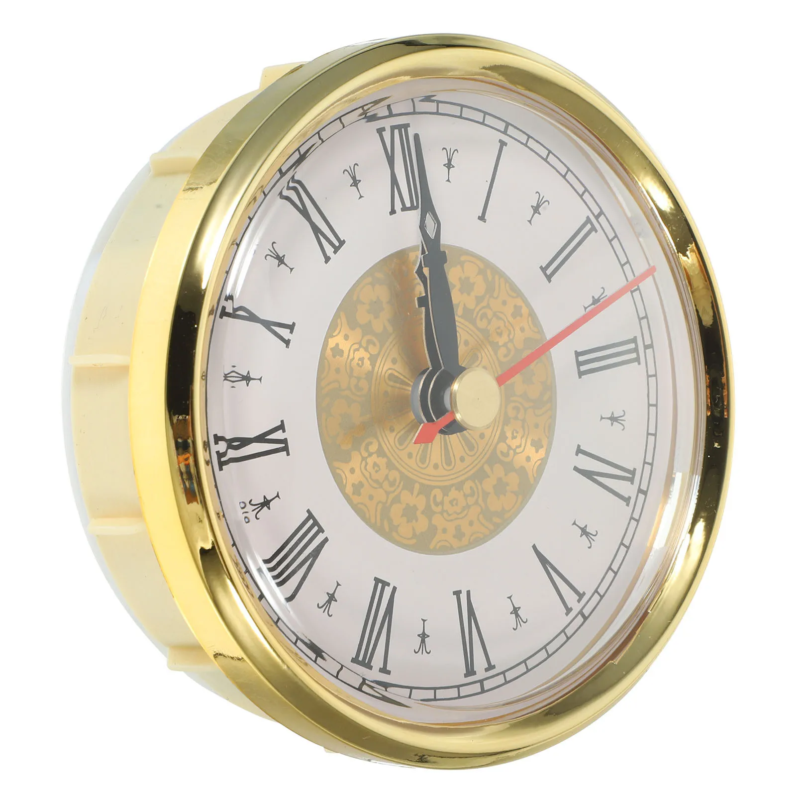 

Clock Face Insert Metal Roman Numerals DIY Enthusiasts Home Decor Easy Install Clock Inserts Miniature Clocks for Crafts
