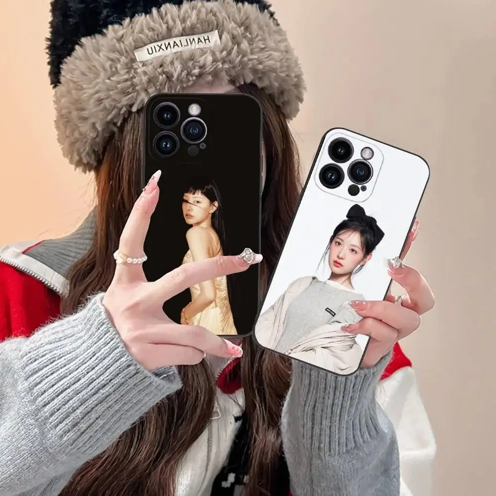 

K-Kim Actor Ji W-Won Phone Case For iPhone 16,15,14,13,12,11,Pro,XS,Max,XR,Plus,E,SE4,Mini Black Fashion Cover