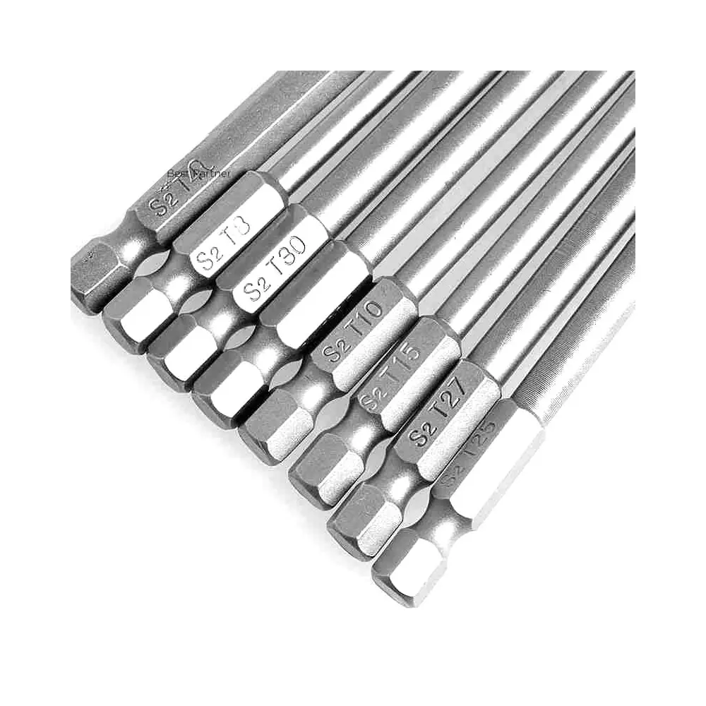 Binoax 8 Cái Tâm Bình Chứng Minh An Ninh Bộ Mũi Khoan Từ Tua Vít Đầu Torx Đầu Dẹp 1/4 "Lục Giác T8 T10 T15 t20 T25 T27 T30 T40