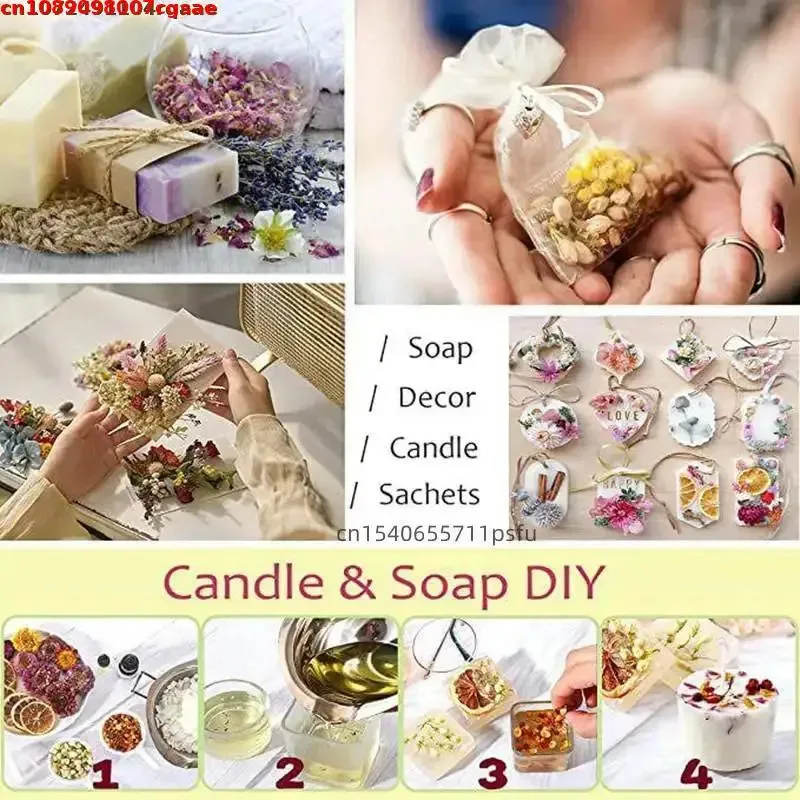 مواد حرفية عالية الجودة للصناعة اليدوية، مجوهرات، صابون، مواد صنع الشموع، فواكه مجففة طبيعية، لوازم ديكور للمنزل والزفاف