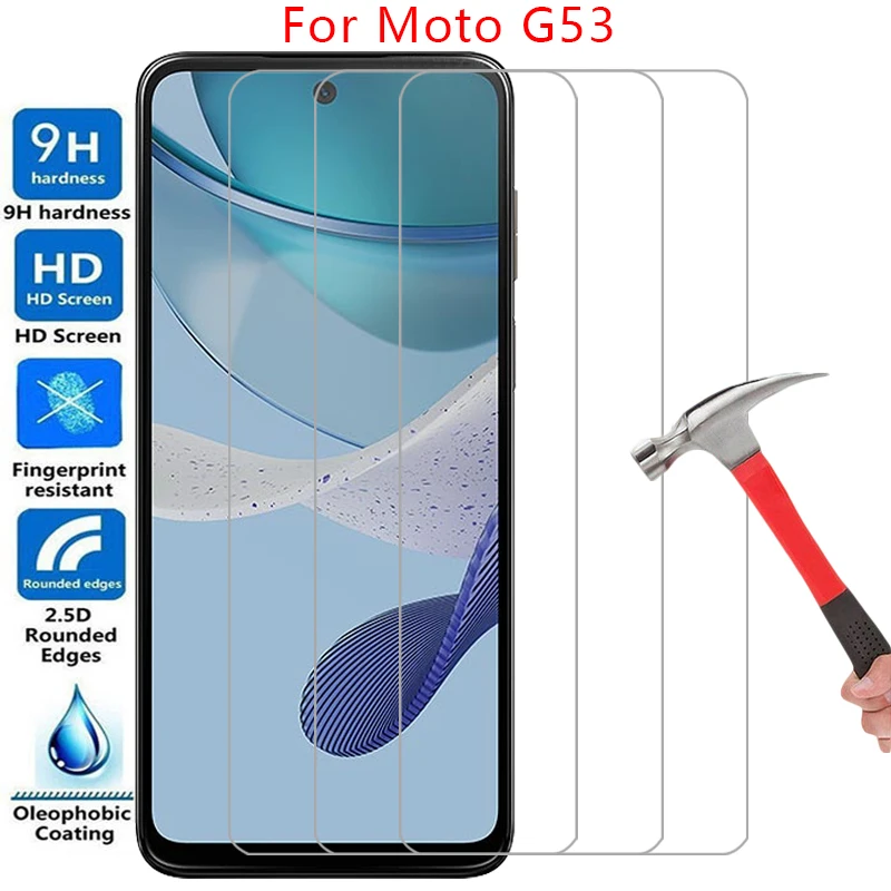 screen protector for motorola moto g53 5g protective tempered glass on motorolag53 motog53 g 53 53g phone film glas mot g53glass