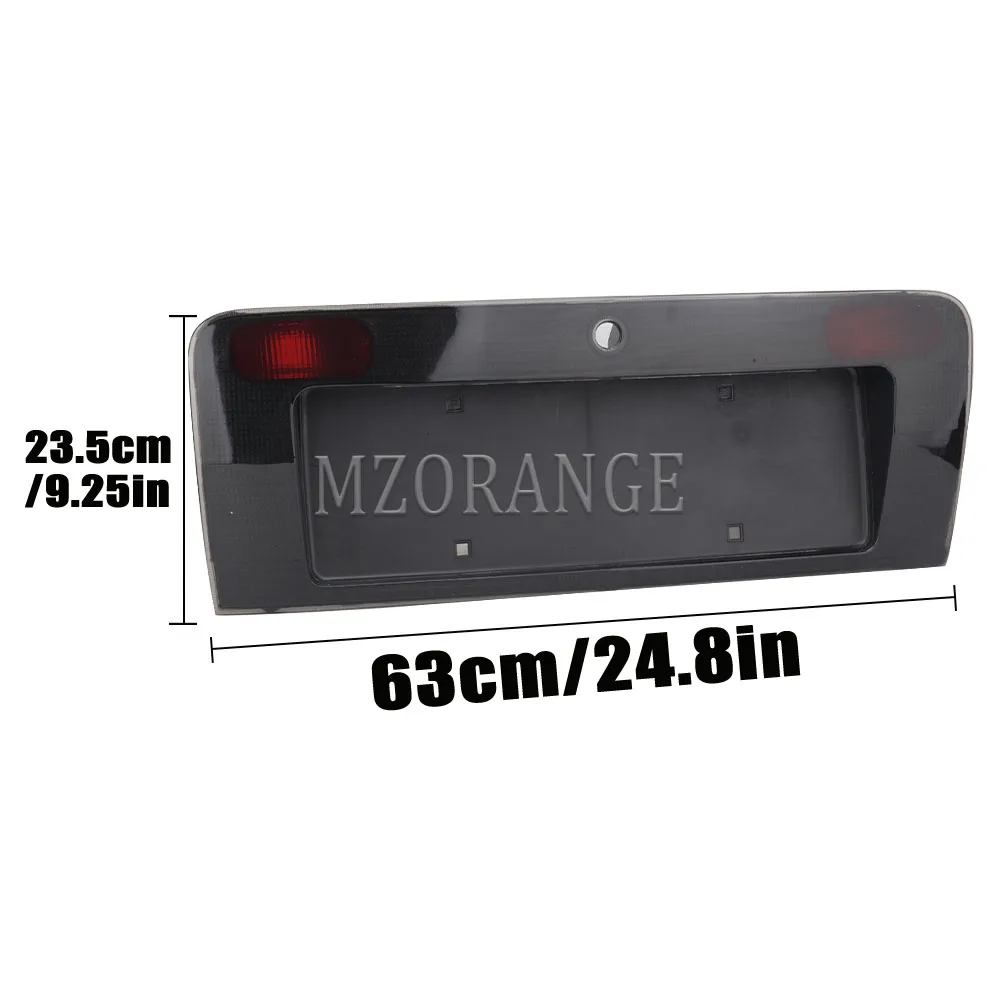 Rear License Plate Number Light Frame for Audi A6 C5 1998 -2004 ABS Back Door Replacement license plate cover cars accsesories