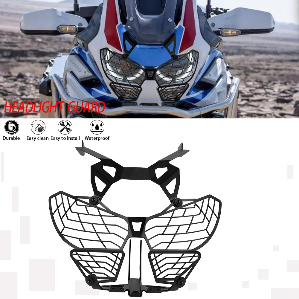 

2022 2023 FOR HONDA CRF1100L AFRICA TWIN ADVENTURE ADV SPORTS 2019-2021 Headlight Bracket Headlamp Grille Shield Guard Protector