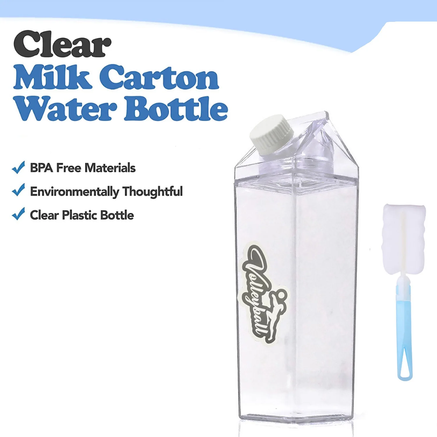 Leak-proof plastic water bottles cup male female students Korean version simple handy creative sports portable my waterbottle