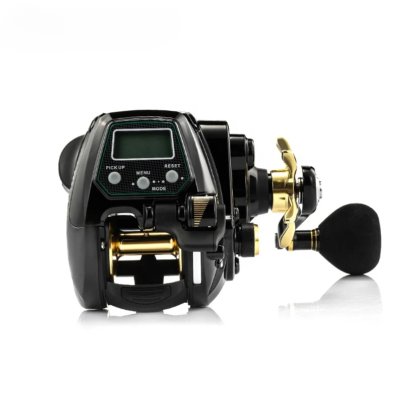 

THUNDER EZH5000 Electric Reel Fishing Saltwater 12V DC Reel Electric Fishing 15-22kg Drag Power Sea Electric Fishing Reel