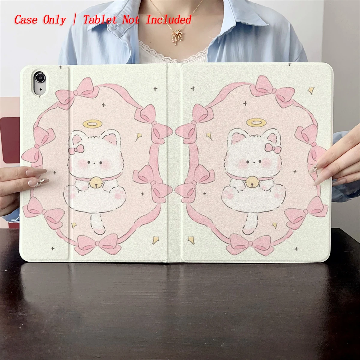 

2025 Pink Cat Pattern Print - Suitable for the cases of multiple Apple tablets such as iPad/iPad pro/iPad air