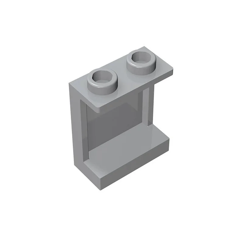 50 Stück Puzzle-Teile 87552 Panel 1x2x2 Baustein 4864 mit seitlichen Stützungen, hohlen Noppen, Ziegeln, Spielzeug, Geschenk, Dropshipping – Detail 2