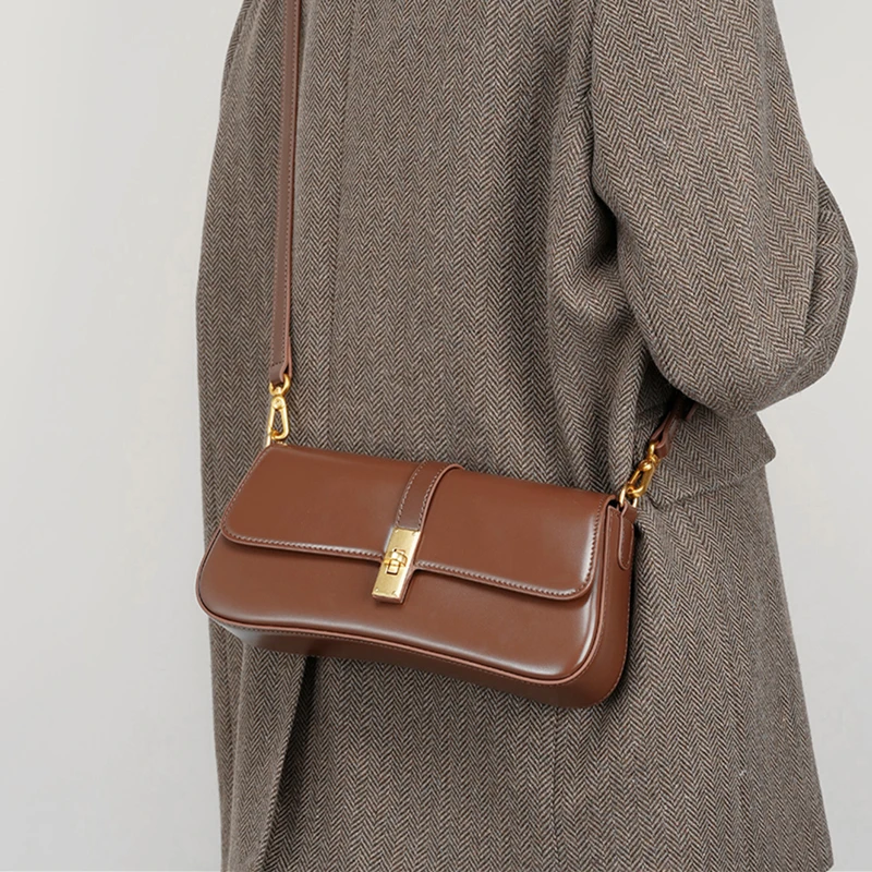 BURMINSA Genuine Leather Cross - огляд і ціна Leather Work Handbags For Women