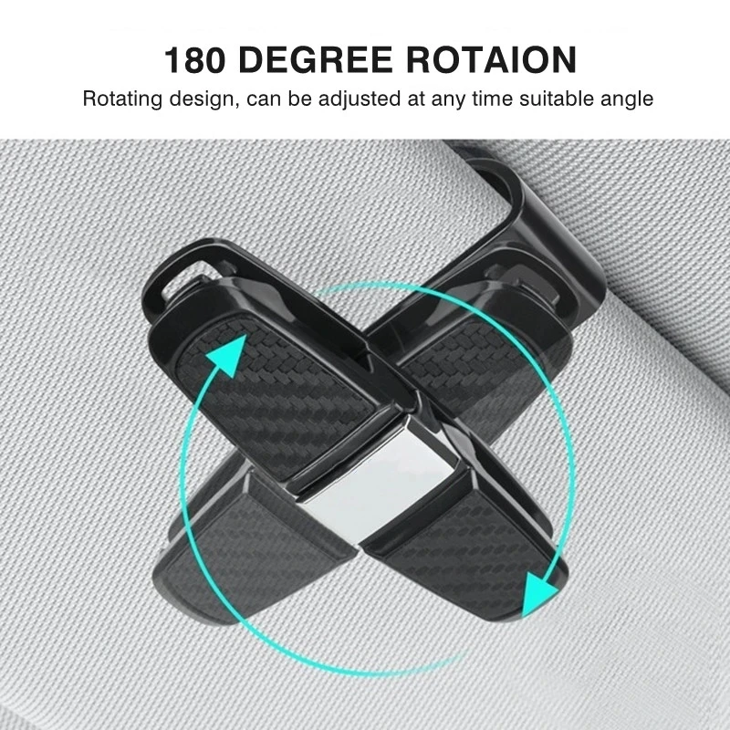 1Pcs Car Sun Visor Glasses Clip Ticket Card Storage Clamp For Audi S4 S6 S7 SQ5 SQ7 TT A6 A7 A8 A8L Q3 Q4 Q5 Q6 Q7 Q8 RS RS7 S5