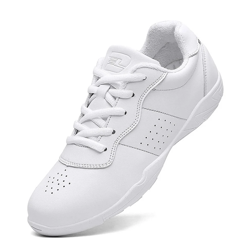 ARKKG Competitive Aerobics Shoes Women White Aerobics Sports Cheerleading Shoes Men\'s Shoes Children\'s Training Competition Shoe