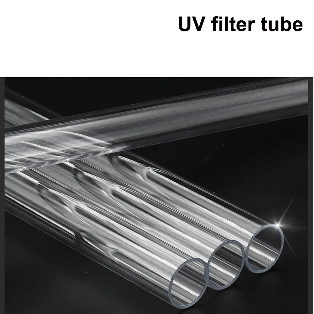 UV filter tube crystal glass tube guidelaser cavity lamp filter UV  for welding machine