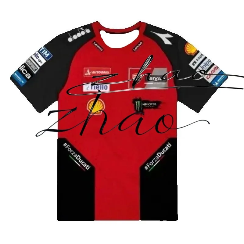 

Men's Short Sleeved T-shirt Ducati Racing Motorcycle Off-road Shirt Youth Motorcycle Clothing Racing Suit Off-road Vehicle