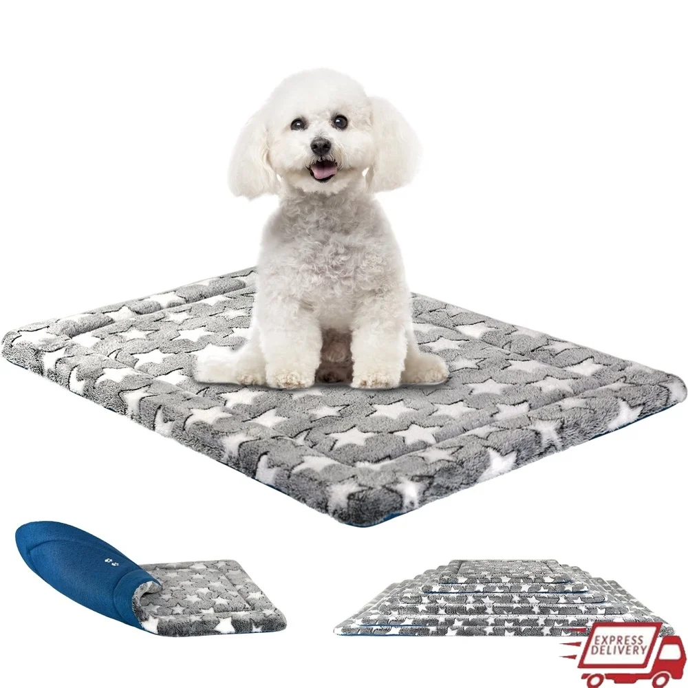 

Waterproof Reversible Pet Mat Cooling Self-Warming Dog Cat Bed Machine Washable Durable Foam Pad Small Pets 24x16 Inch