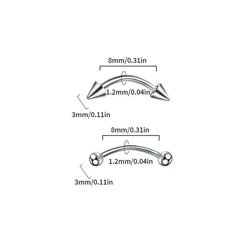 40pc Stainless Steel Horseshoe Septum Piercing Lot Horseshoe Nose Piercing Ring Bulk Fake Nose Ring Horseshoe Earring Cartilage