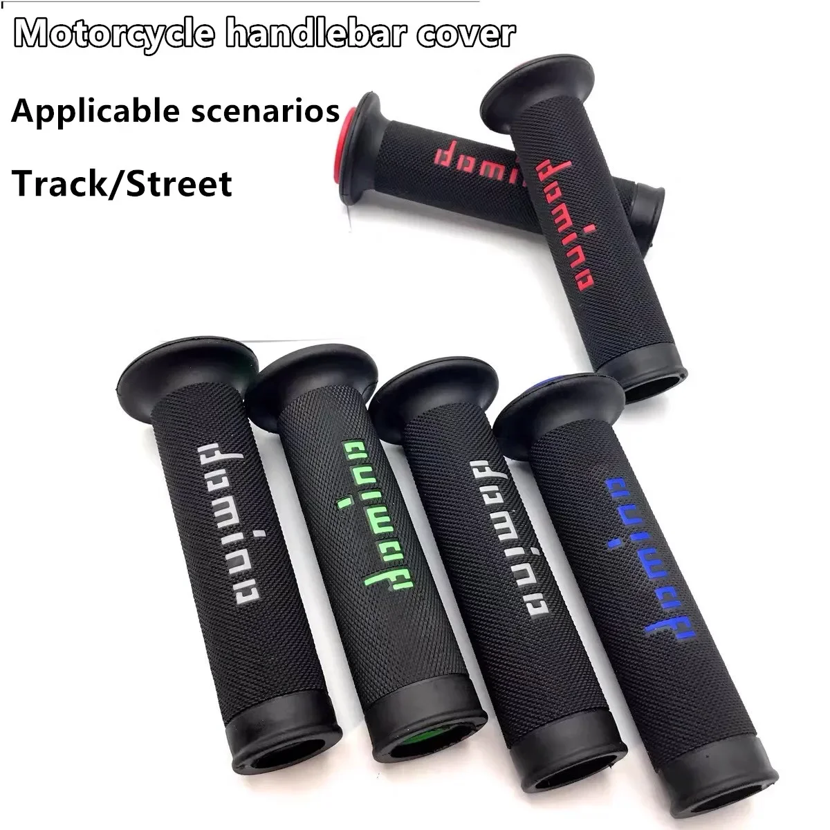 For GSX-R600 GSX-R750 GSX-R1000 GSXR 600 750 1000 Motorcycle Domino Universal Rubber Handle Bar Grip Handlebar