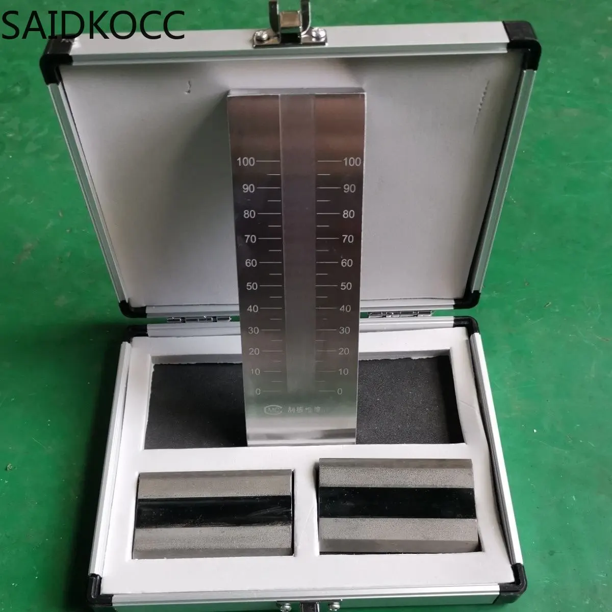 SAIDKOCC Stainless Steel Scraper Fineness Meter Single Groove Fineness Plate Fineness Gauge 25/50/100/150um