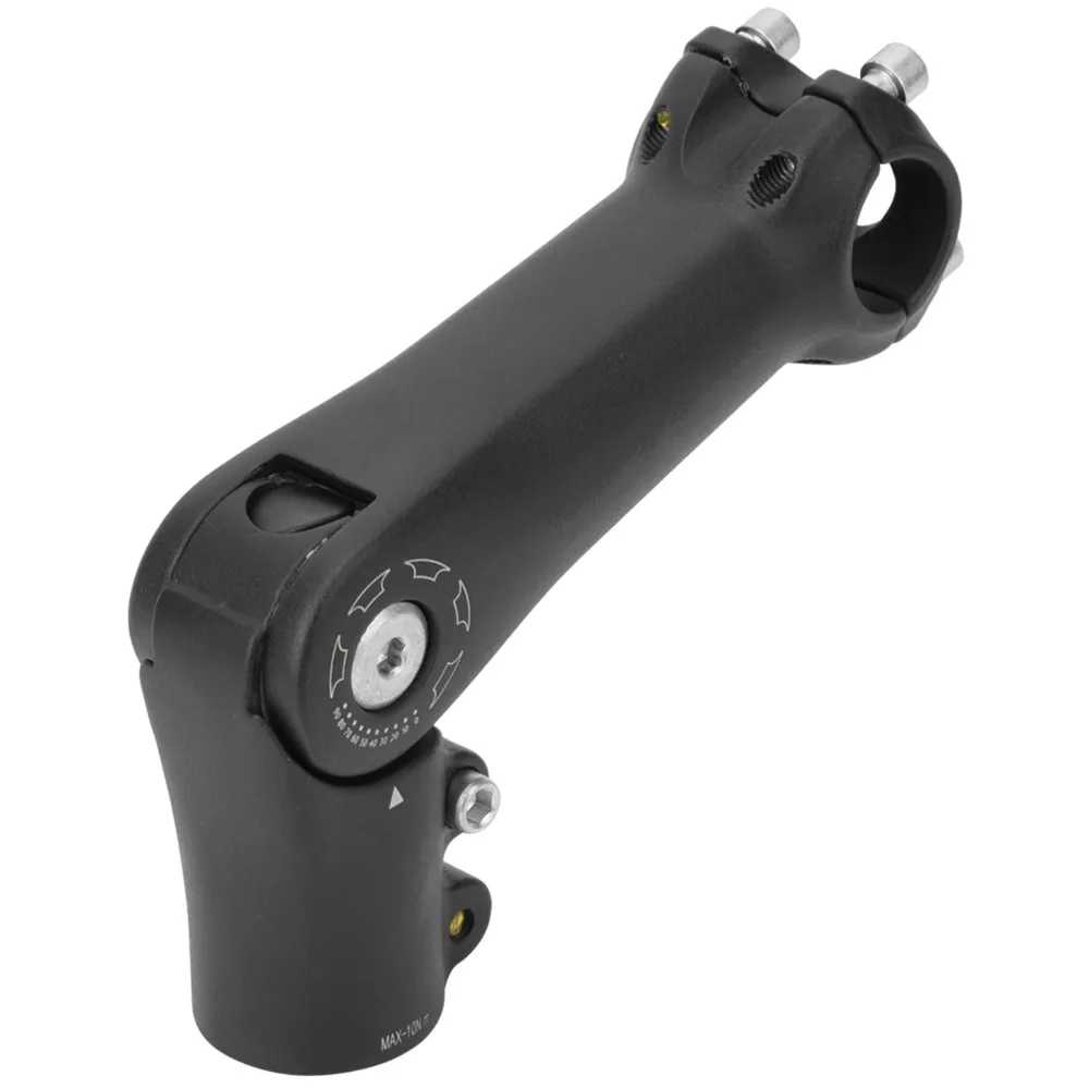 

Aluminium Alloy Bike Stem 0-90 Degree Rise Lightweight Bicycle Stem Extender Easy To Install High Strength Bike Stem Riser
