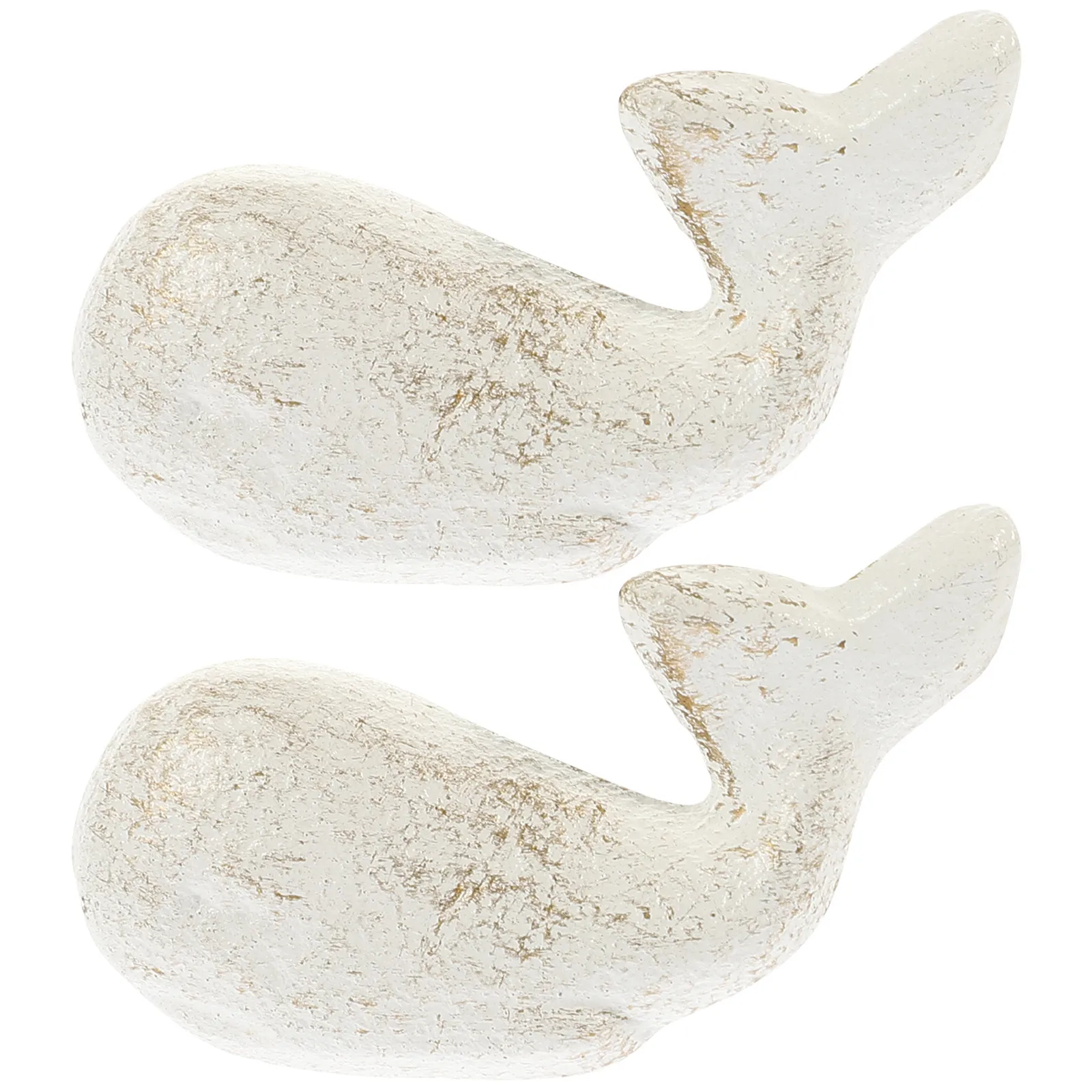 2Pcs White Whale Cabinet Handles Cast Iron Retro Ocean Theme Drawer Pulls for Wardrobe Cupboard Shoe Cabinet Mediterranean