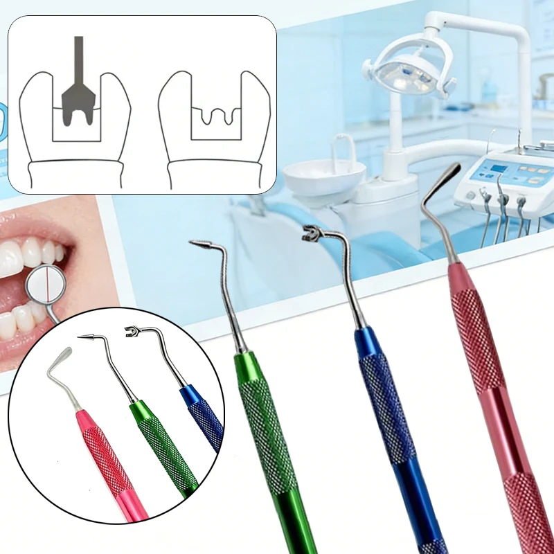 3Pcs Dental Composite Filling Kit Resin Spatula Proximal Contact Former Tightcontact Instrument Clinic Dental Lab Supplies