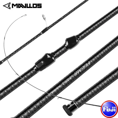 Mavllos Plume Ultralight Fishing Rod,53.5g 40T 4-Cross Carbon UL Tip Spinning Rod Lure 0.6-8g 2-6lb Saltwater Bfs Casting Rod