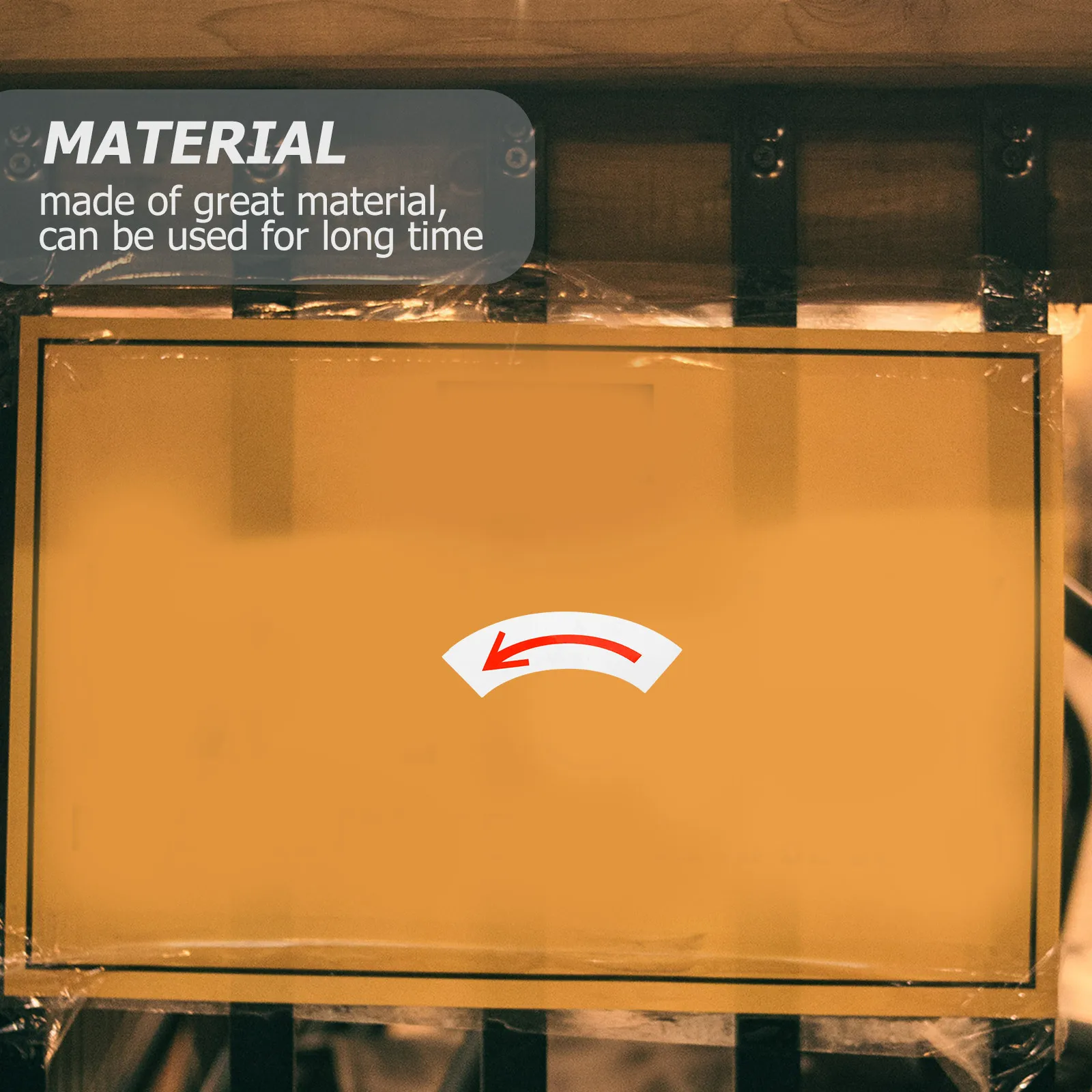 

Arrow Direction Safety Label Durable Warning Sticker For Equipment Indicating Direction Decal Lightweight Storage Traffic