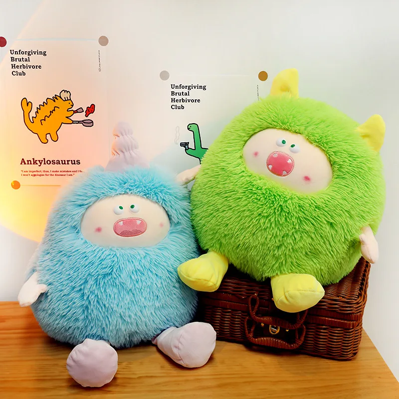 

Adorable Soft Comfortable Plush Toy Monster With Big Eyes Cartoon Dolls Stuffed Vinyl Face Plush Toys For Children Plush Toys