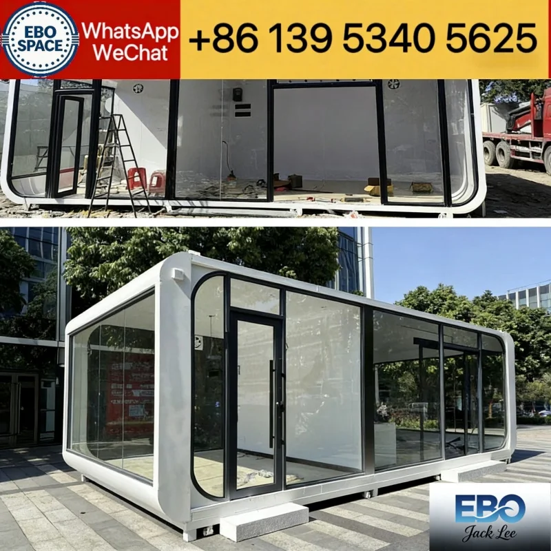 Expandable Container House Eco Friendly Cabin Style Modular Design for Resort Camp Projects