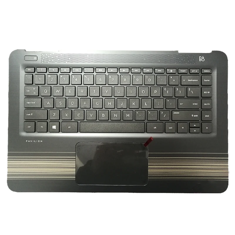 New gzeele for hp pavilion 14-al series palmrest mounting case top cover keyboard portable frame 856190-001 backlit touchpad