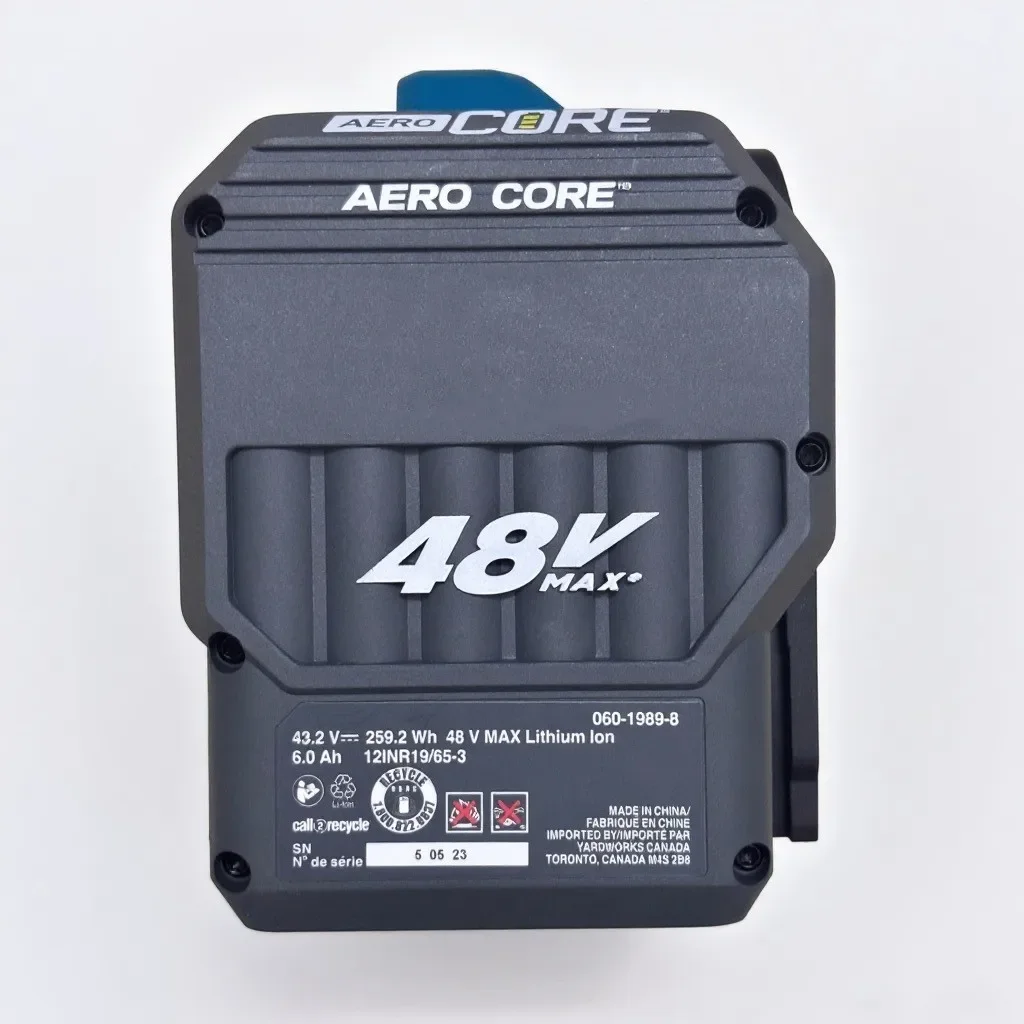 

100%Original 2Ah 6Ah for YARDWORKS 48V MAX 060-189-8 1987-2 Electric Mower Hedge Trimmer High Branch Saw Electrical Tool Battery