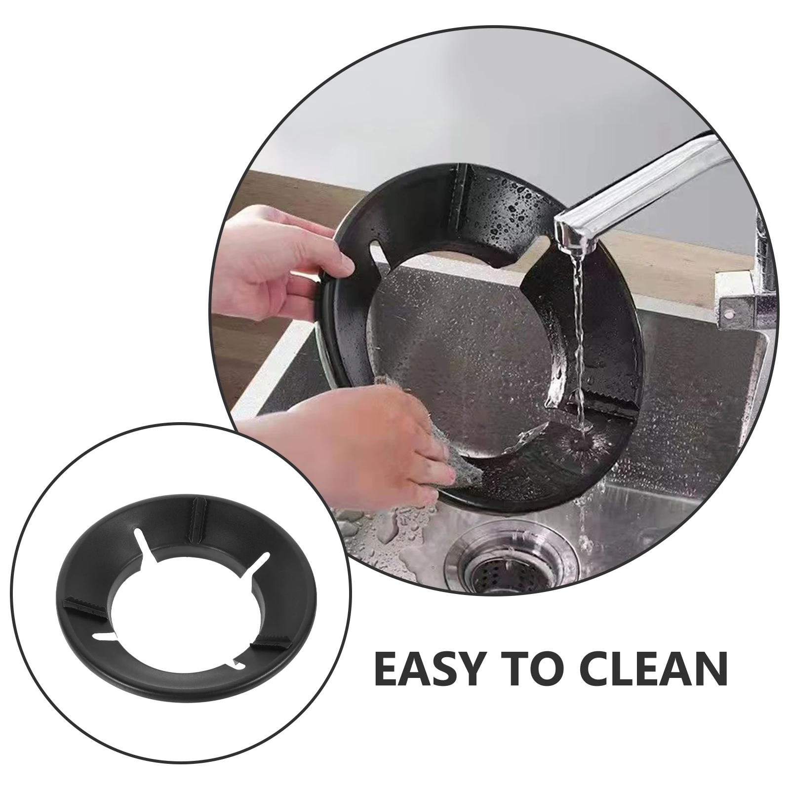 Four Holes Eco Friendly Windproof Energy Saving Gas Stove Cover Gather Flame Stand Heat Resistant Durable Fireproof Outdoor