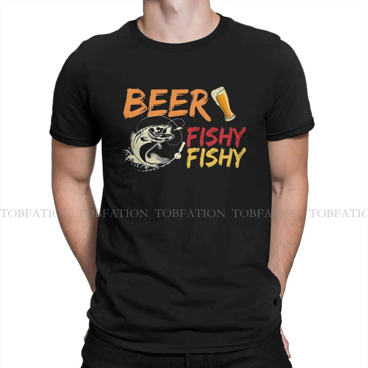 Plan for the Day TShirt For Male Fishing Tops Style T Shirt Comfortable Print Fluffy Creative Gift