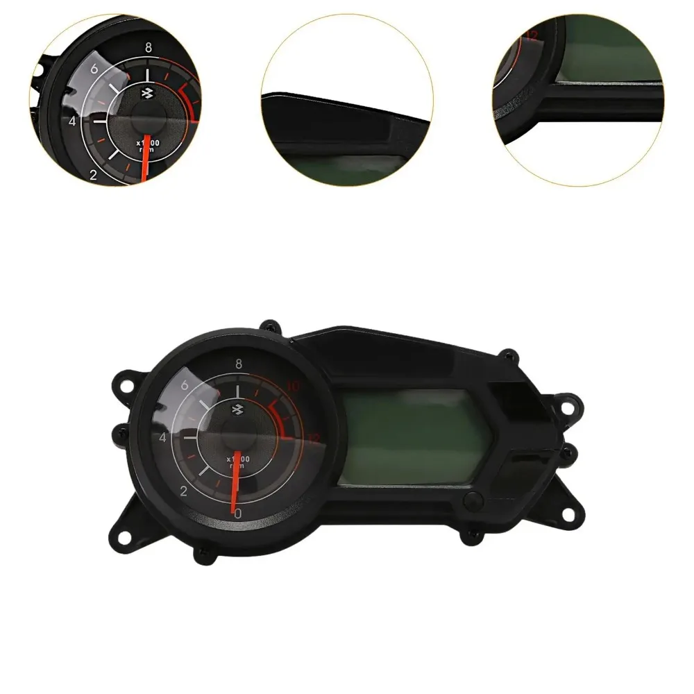 12V Motorcycle Gauge Cluster Tachometer for Bajaj Pulsar 135 Direct Replace Instrument Odometer Speedometer