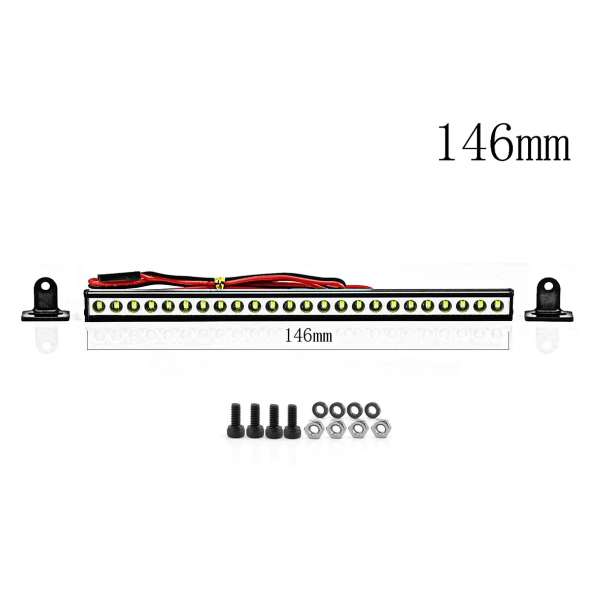 

A50P-Rc Car Roof Lamp 9/18/25 LED Light Bar for 1/10 Rc Crawler Trx4 Axial Scx10 90046 Scx24 D90 Body,