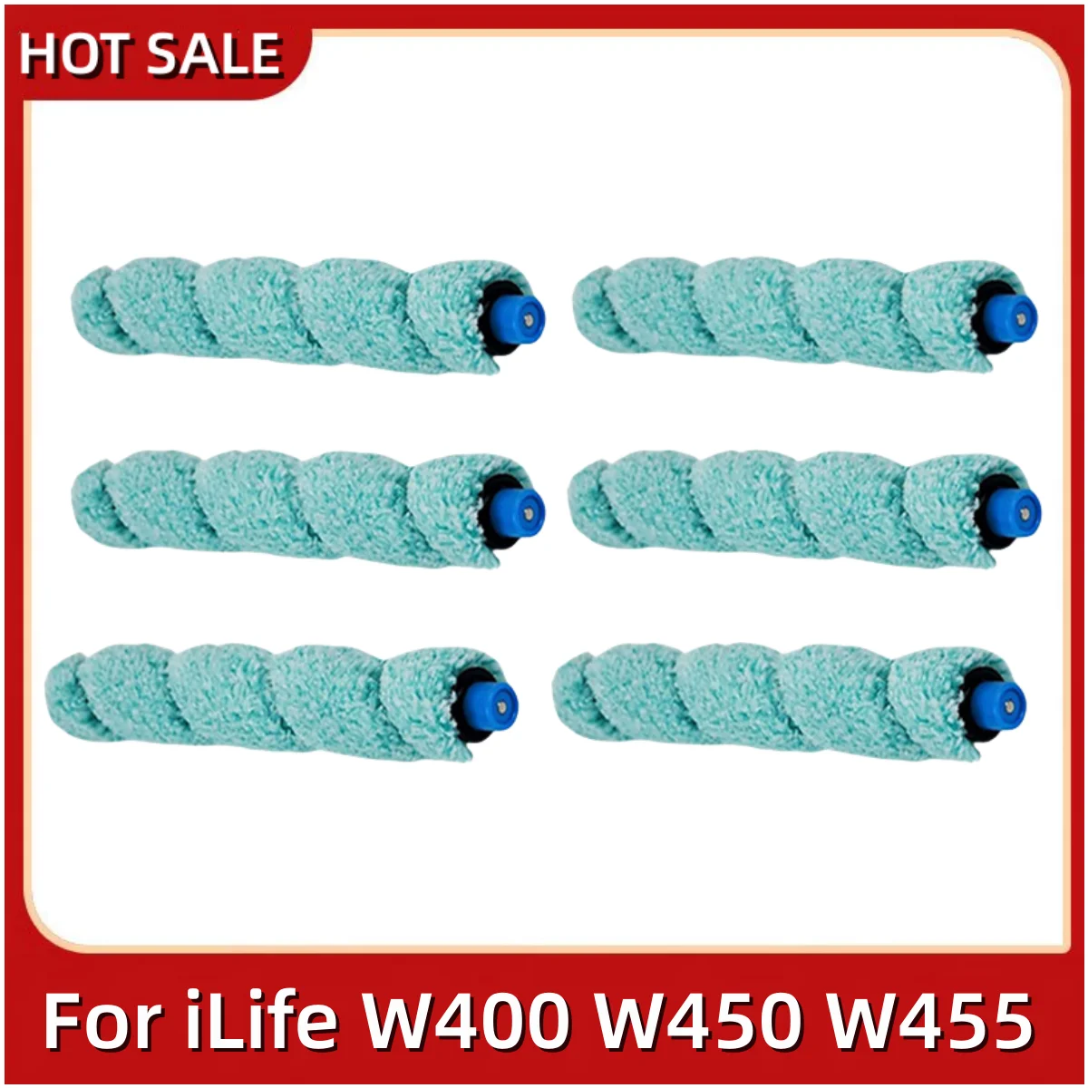 Main Roller Brushes For ILife W400 W450 W455 Medion MD 18379 18999 Vacuum Cleaner Durable Brush Replacement For Home Cleaning