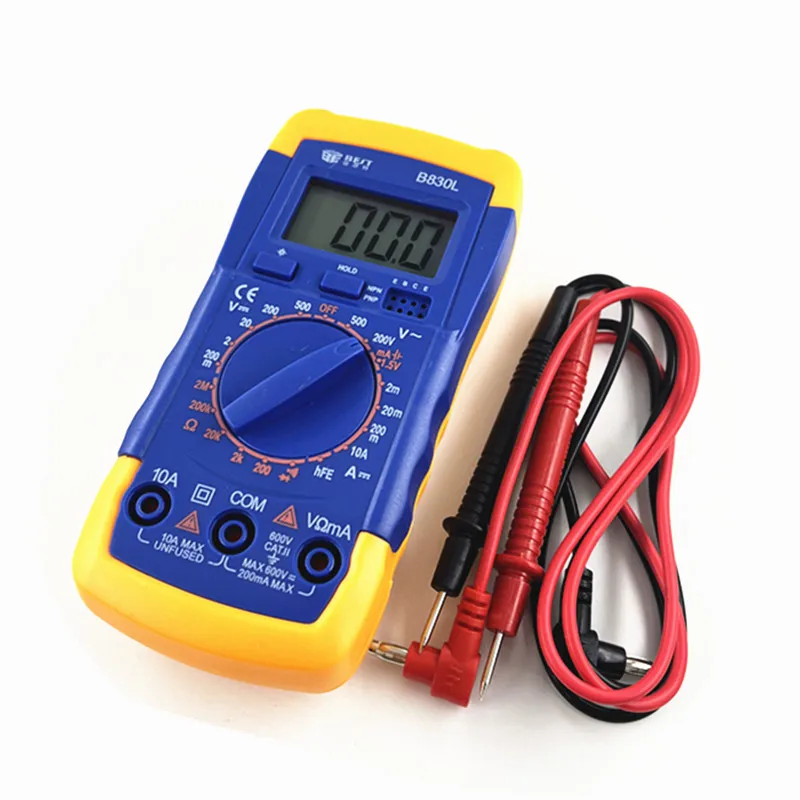 B830L Digital multimeter Capacitor Resistance Inductance Measuring instrument electrician universal tester Multifunction image 4