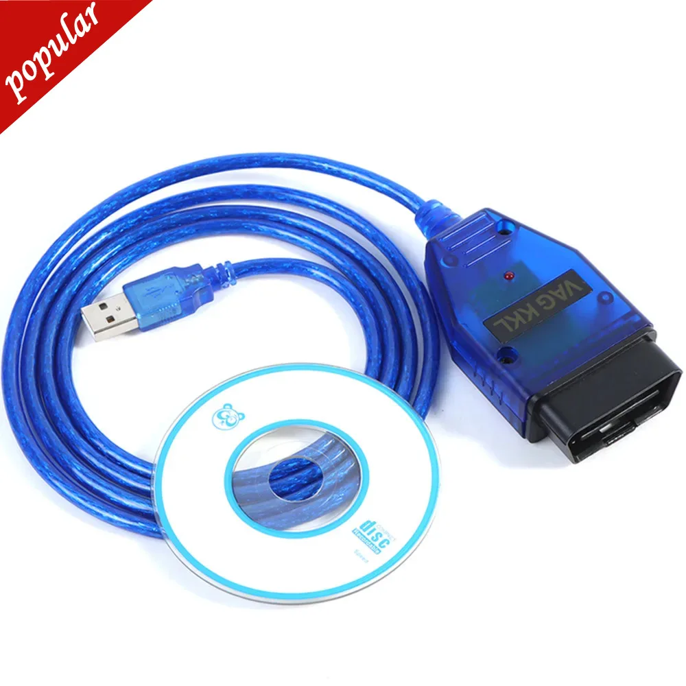 1 Pcs VAG-COM 409 Com Vag 409.1 Kkl USB Diagnostic Cable Scanner Interface 2022 New