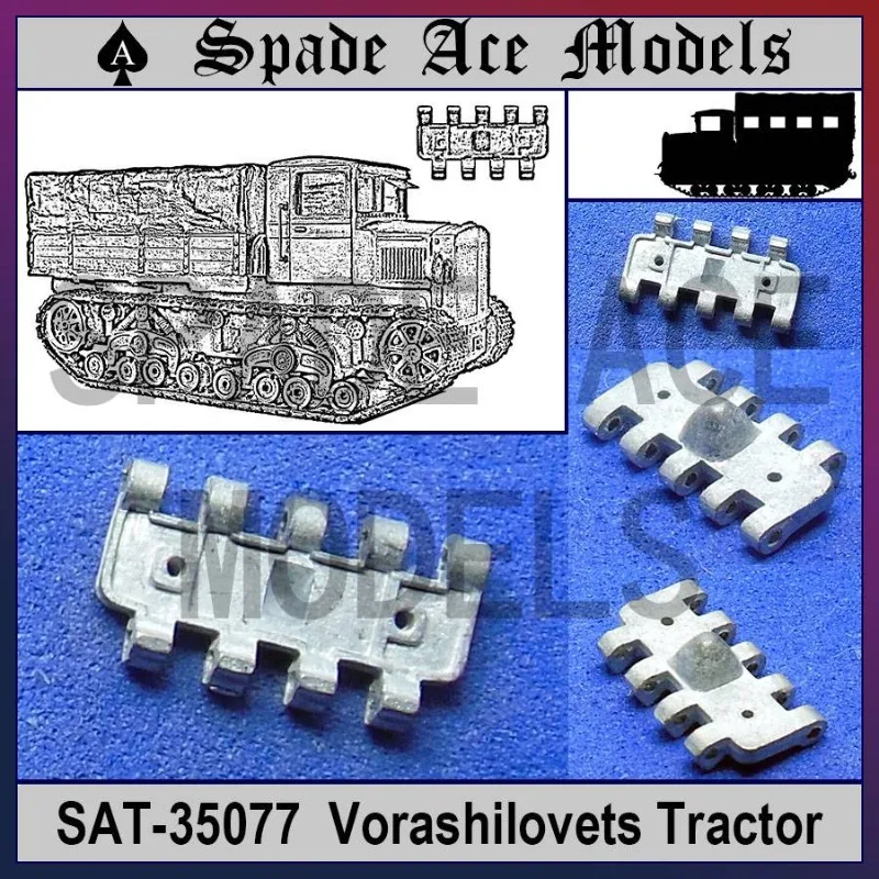 

Spade Ace Models SAT-35077 1/35 Scale Voroshilovets Tractor Metal Track