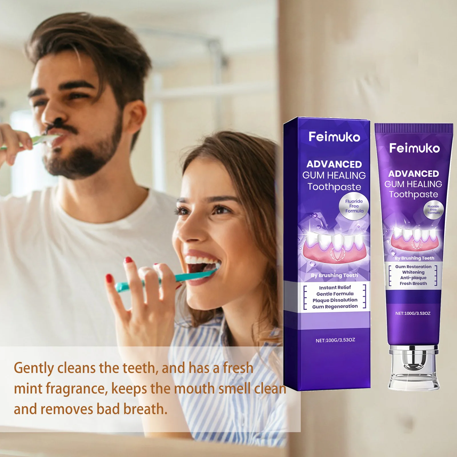 

Anti Cavity Toothpaste Enamel Restoration Repair Cavities Remove Plaque Brightening Relives Periodontitis Gum Repair Toothpaste