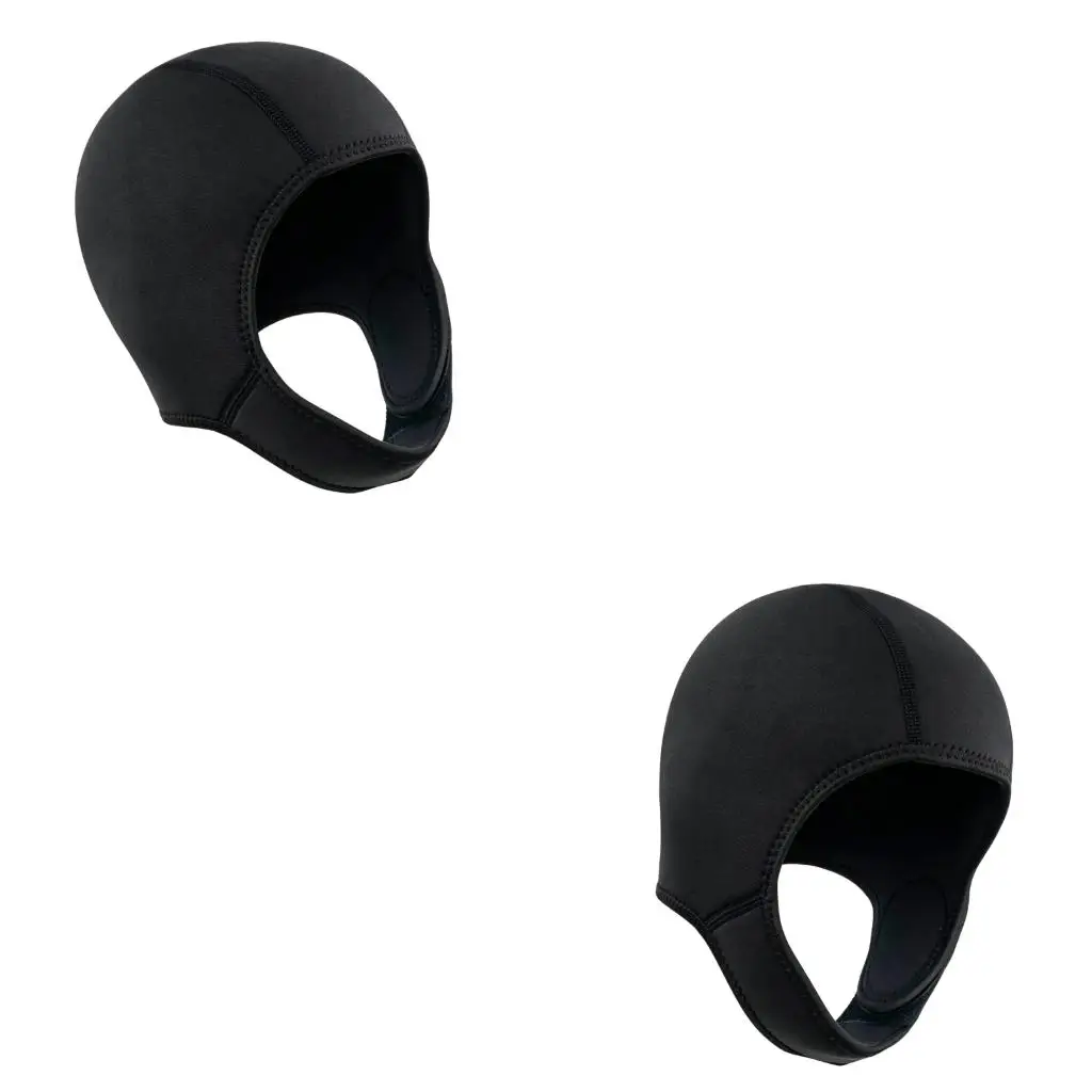 Q39E Thick 2.5mm Scubas Hood For Winter Swimming Diving Surfing With Strap Adjustment Standard Fit Ear Protections 2 Color