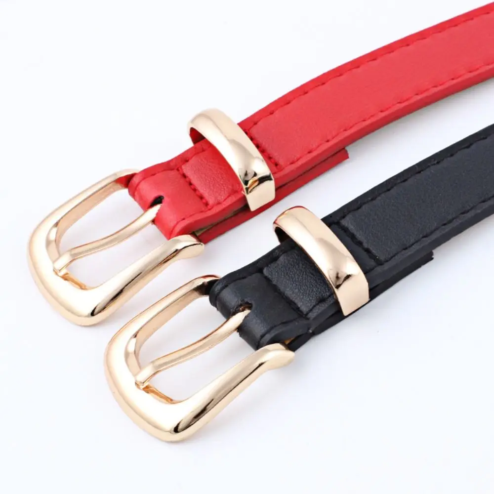 

Simple Women's PU Leather Belt Versatile Fashion Metal Buckle Belt Trendy Waistband
