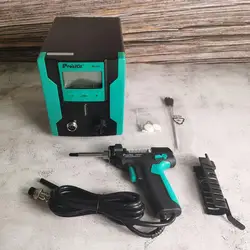 110V/220V Pro'skit SS-331H Esd Lcd Digitale Elektrische Desolderen Pomp Bga Desolderen Zuig Vacuüm Soldeer Sucker Gun 90W