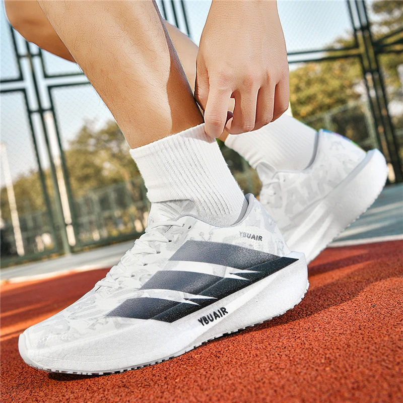 2026 New Marathon Men Sports Running Shoes Breathable Lightweight Women's Comfortable Athletic Nonskid Sneakers - view 2