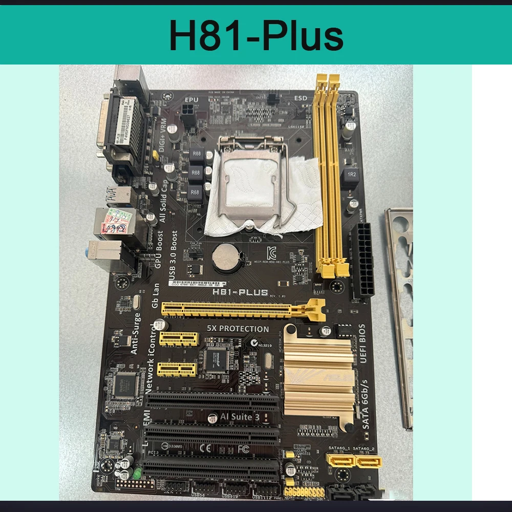 For Asus Computer Motherboard H81-Plus