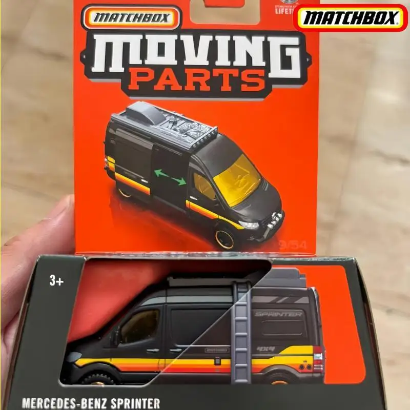 2025 peças móveis originais caixa de fósforos SEAGRAVE FIRE TRUCK 1/64 modelo de coleção fundida FWD28N carros meninos brinquedos presentes de aniversário