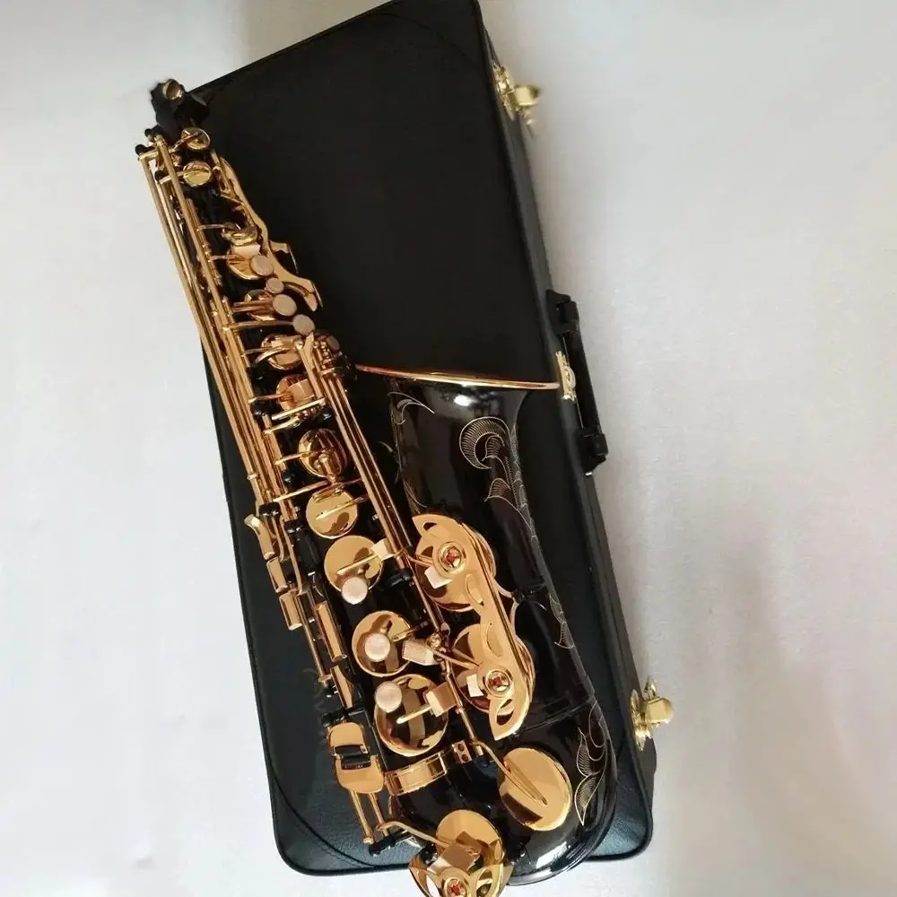 Professional alto saxophone E-flat black gold key 82Z classic model saxophone jazz instrument