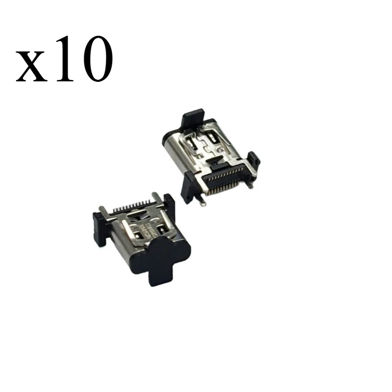 10pcs/lot Type-C Charging Socket USB C Port Charger Power Jack Replacement for Sony Playstation 5 DualSense PS5 Host Controller